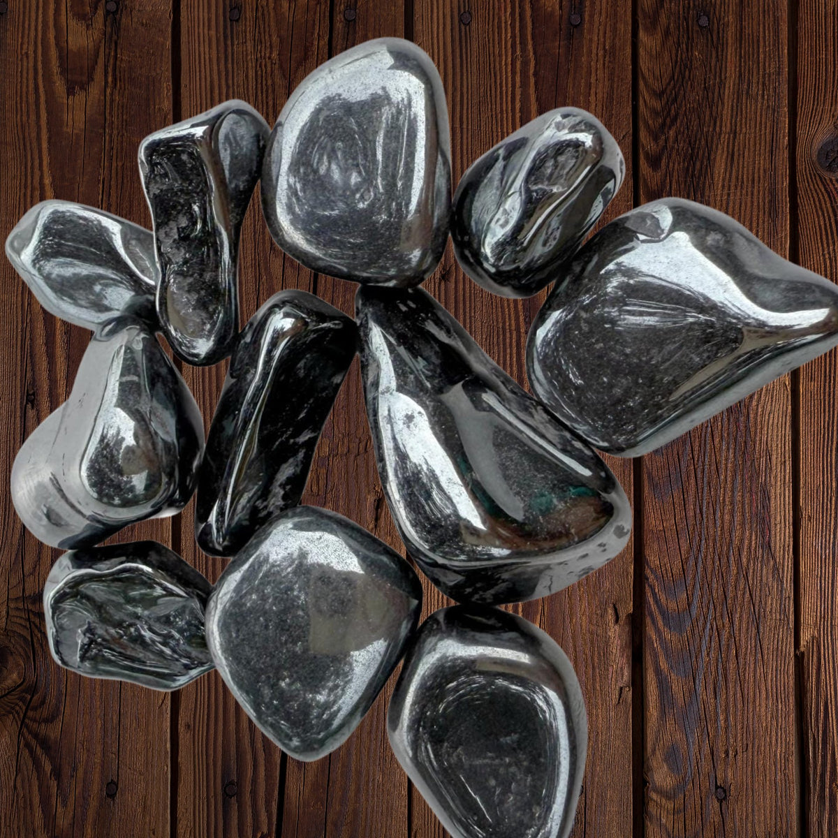 Hematite Tumble Stone | Grounding, Protection & Root Chakra Crystal