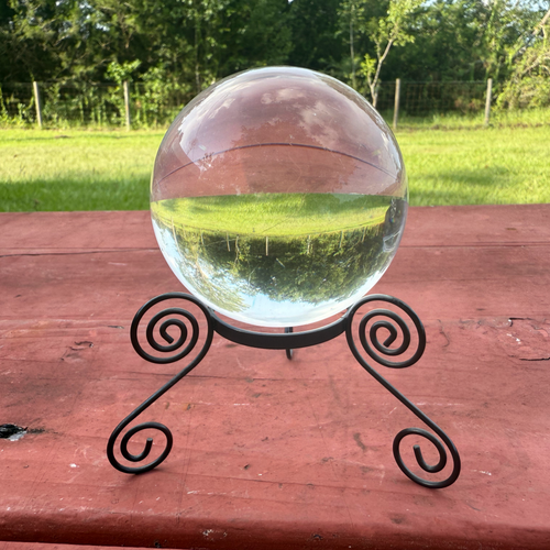 110mm Crystal Gazing Ball with Stand