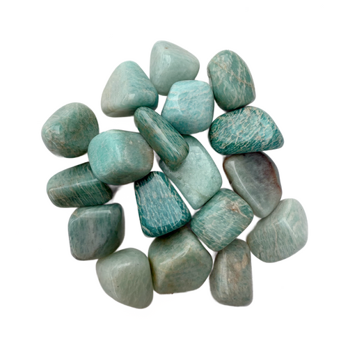 Amazonite Tumble Stones – Calming Crystal for Courage, Truth & Emotional Balance