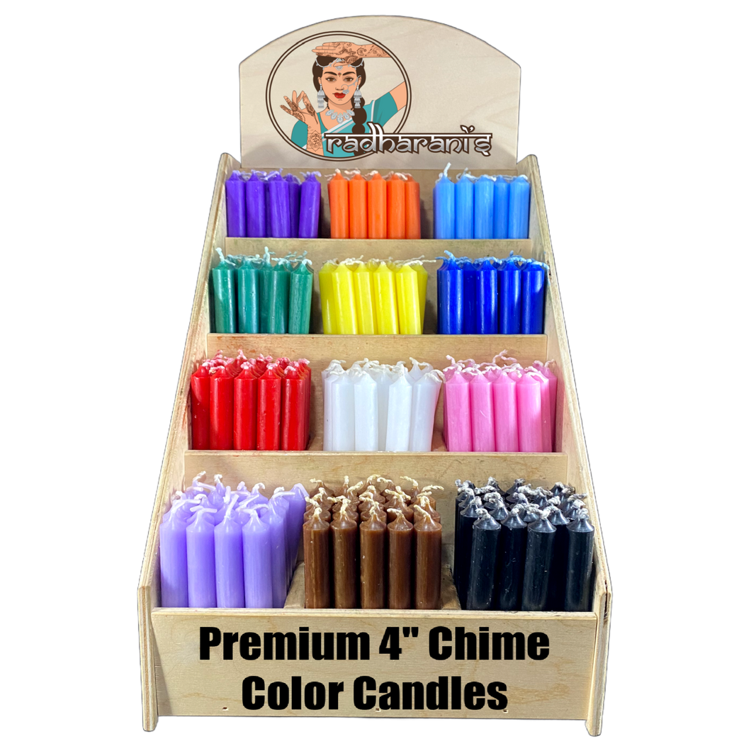 Mini Altar Spell Candles – 4″ Color Chime Tapers for Rituals & Magic