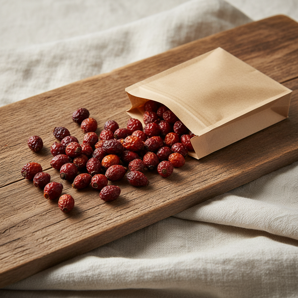 Dried Rose Hips Whole Product Photo