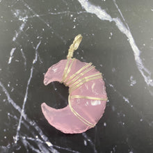 Gemstone Moon Pendants