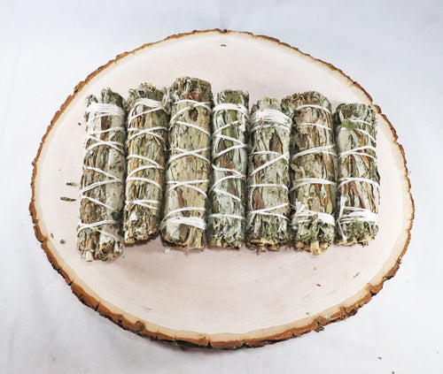Black Sage, Mugwort Smudge Stick- 4-5