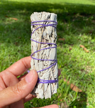 California White Sage Smudge Stick - Energy Clearing (4-5 inches)