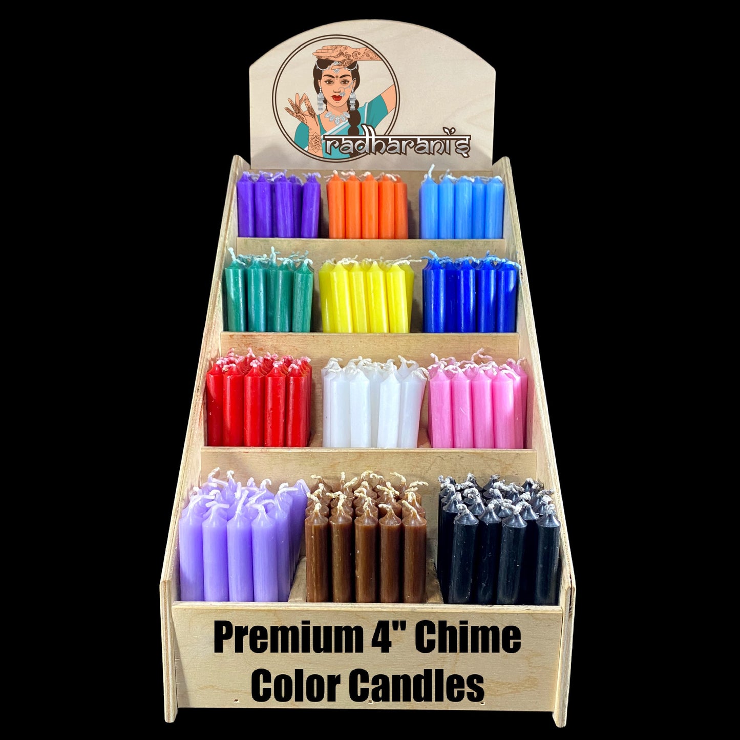 4 Inch Chime Candles – Spell Candles for Rituals, Altars & Manifestation | Unscented Mini Taper Candles for Witchcraft and Meditation
