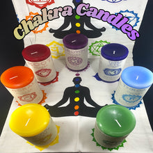 Chakra Candle Pillars: Meditation, Reiki, Yoga, Crystal Healing