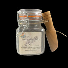 Reiki Charged Herbal Protection Bath Salts • Organic Herbs & Essential Oils • 3.5 oz Jar