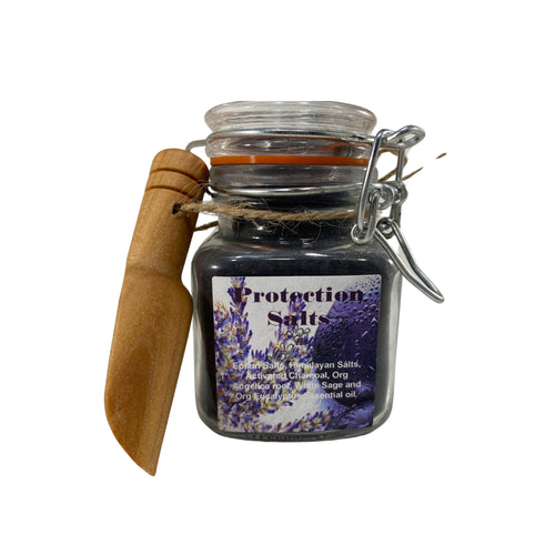 Reiki Charged Herbal Protection Bath Salts- 3.5 oz