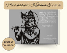 Krishna all occasions digital card