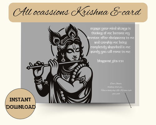 Krishna all occasions digital card