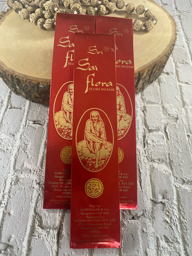 Sai Flora Incense 3-Pack: Indian Temple Masala Dhoop Sticks