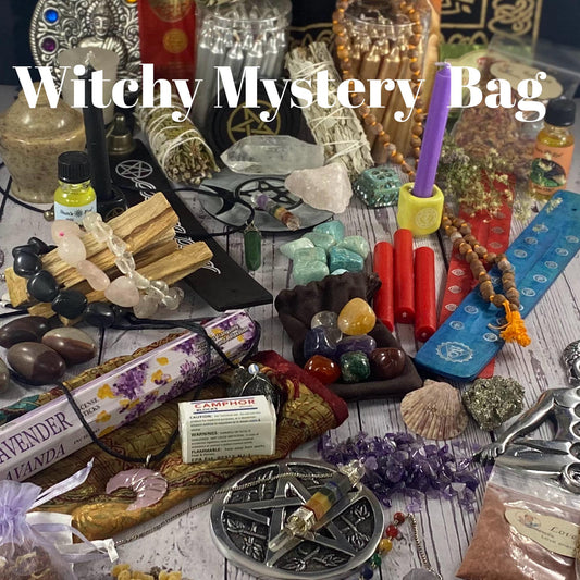 Custom Intention Mystery Bag – Witchy Surprise | Money, Love, Protection, or Chakra Balance