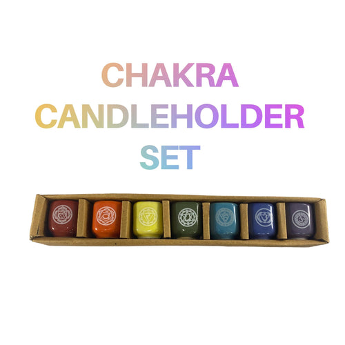 Chakra Candleholder set of 7