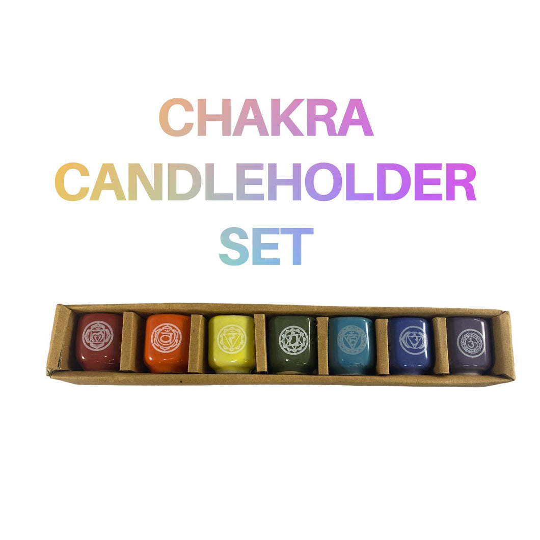 Chakra Candleholder set of 7