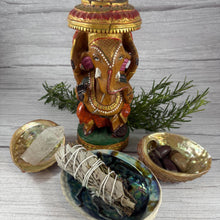 Raw Abalone Shell Bowl: Natural Smudging & Altar Cleansing