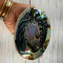 Raw Abalone Shell Bowl: Natural Smudging & Altar Cleansing