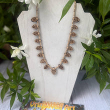 Hand-Carved Tulsi Wood Maha Mantra Necklace: Hindu Prayer Beads