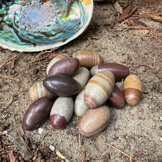 Shiva Lingam Stone: Narmada River Healing Crystal for Meditation