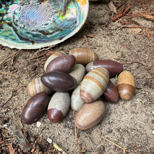 Shiva Lingam Stone: Narmada River Healing Crystal for Meditation