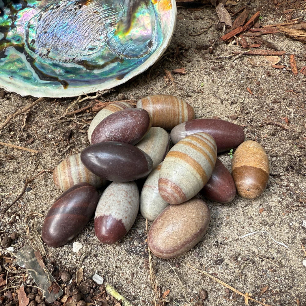 Shiva Lingam Stone: Narmada River Healing Crystal for Meditation