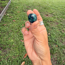Chrysocolla Tumbled Stone | Natural Polished Chrysocolla | Healing Crystal for Throat and Heart Chakra