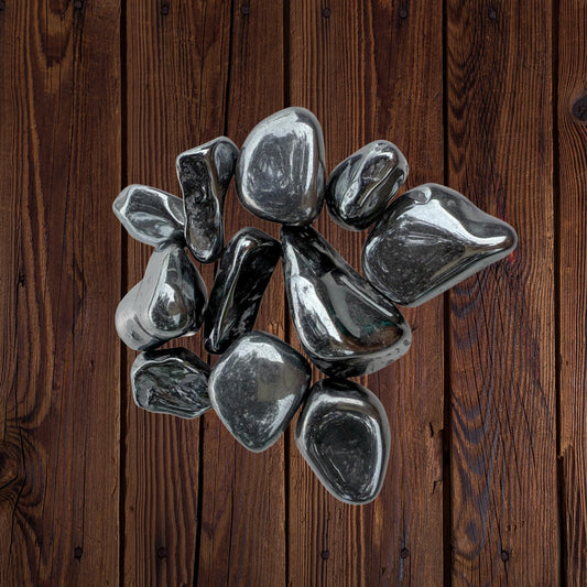 Hematite Tumble Stone | Grounding, Protection & Root Chakra Crystal