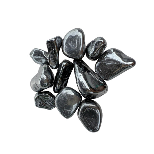 Hematite Tumble Stone | Grounding, Protection & Root Chakra Crystal