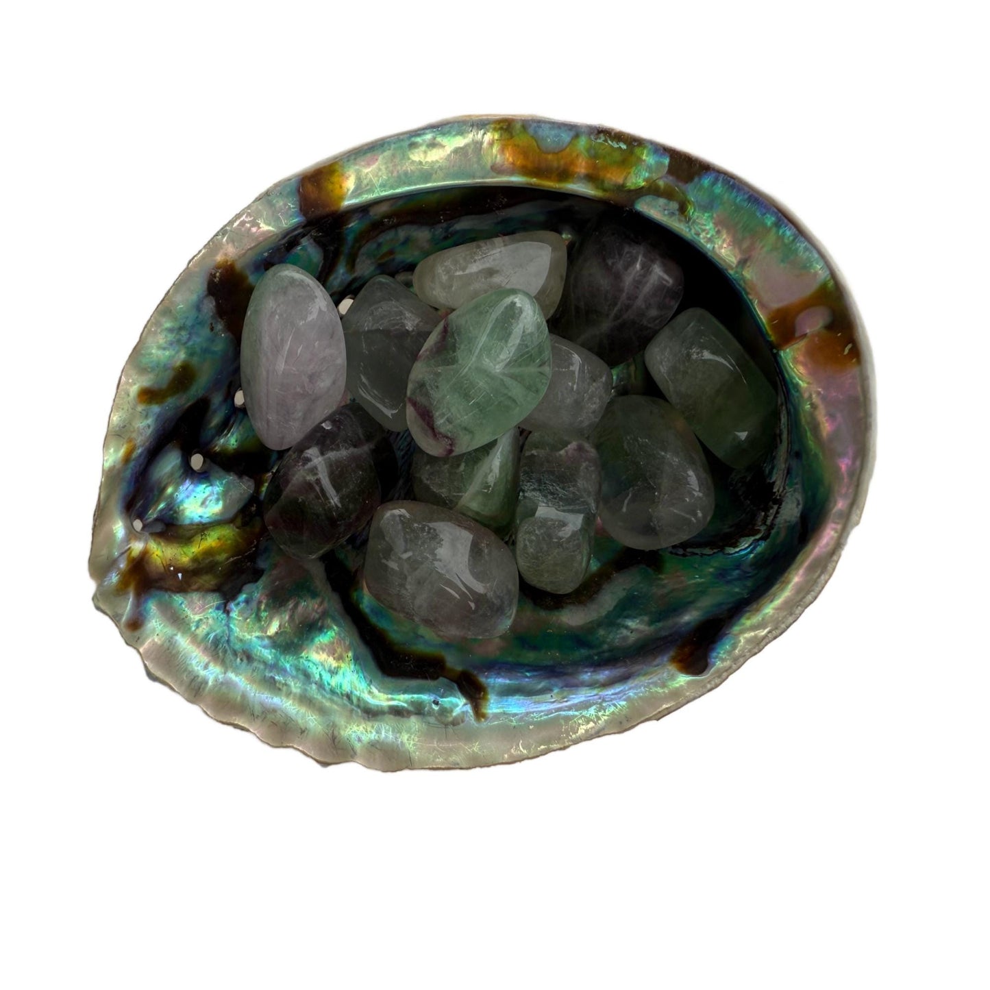 Fluorite Tumble Stone | Focus, Clarity & Healing Crystal for Mind and Spirit