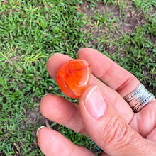 Carnelian Tumbled Stone – Vitality, Creativity & Sacral Chakra Gem