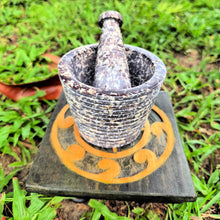 Hand-Carved Soapstone Mortar & Pestle • 3″ × 4″ • Sacred Ritual and Kitchen Tool