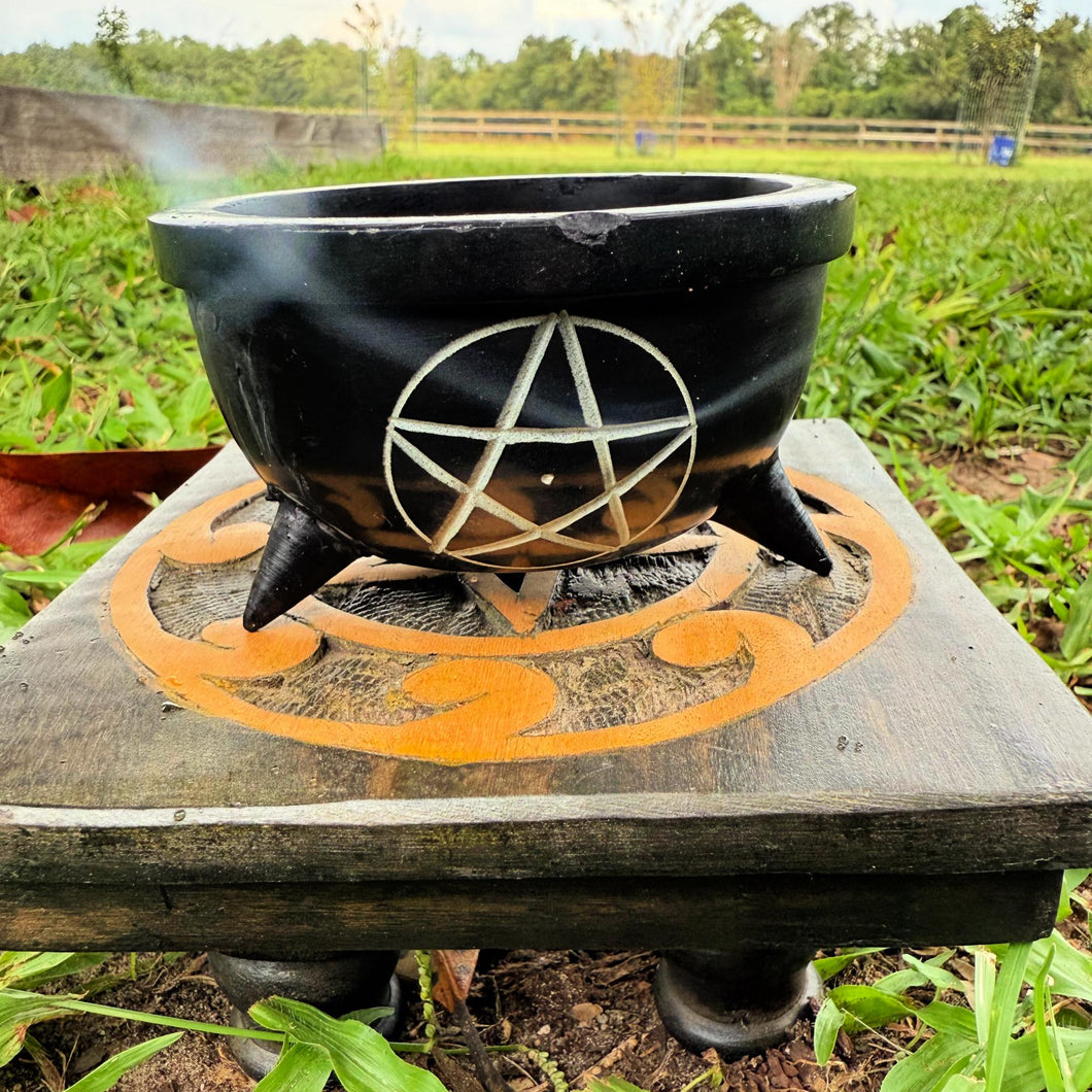Black Stone Pentagram Bowl — 4