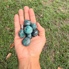 Chrysocolla Tumbled Stone | Natural Polished Chrysocolla | Healing Crystal for Throat and Heart Chakra