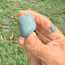 Ruby‑in‑Kyanite Tumble Stone (~1.5″) • Natural Healing Gemstone • Heart, Throat, Root Chakra