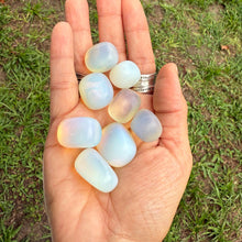 Opalite Tumble Stone (~1–1.5") • Calming Man‑Made Crystal • Third‑Eye and Crown Chakra