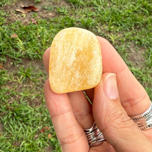 Orange Calcite Tumble Stone | Healing Crystal for Joy, Creativity & Positive Energy