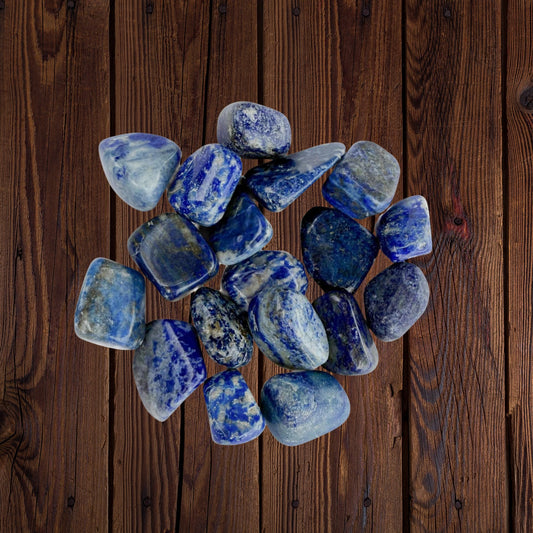 Lapis Lazuli Tumble Stone | Truth, Wisdom & Third Eye Chakra Crystal