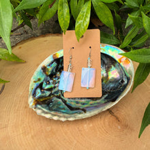 Opal and quartz Dangle Earrings – Elegant & Ethereal