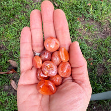 Carnelian Tumbled Stone – Vitality, Creativity & Sacral Chakra Gem