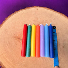 Set of 7 Chakra Chime Candles – 4" – Chakra Alignment and Ritual Magic