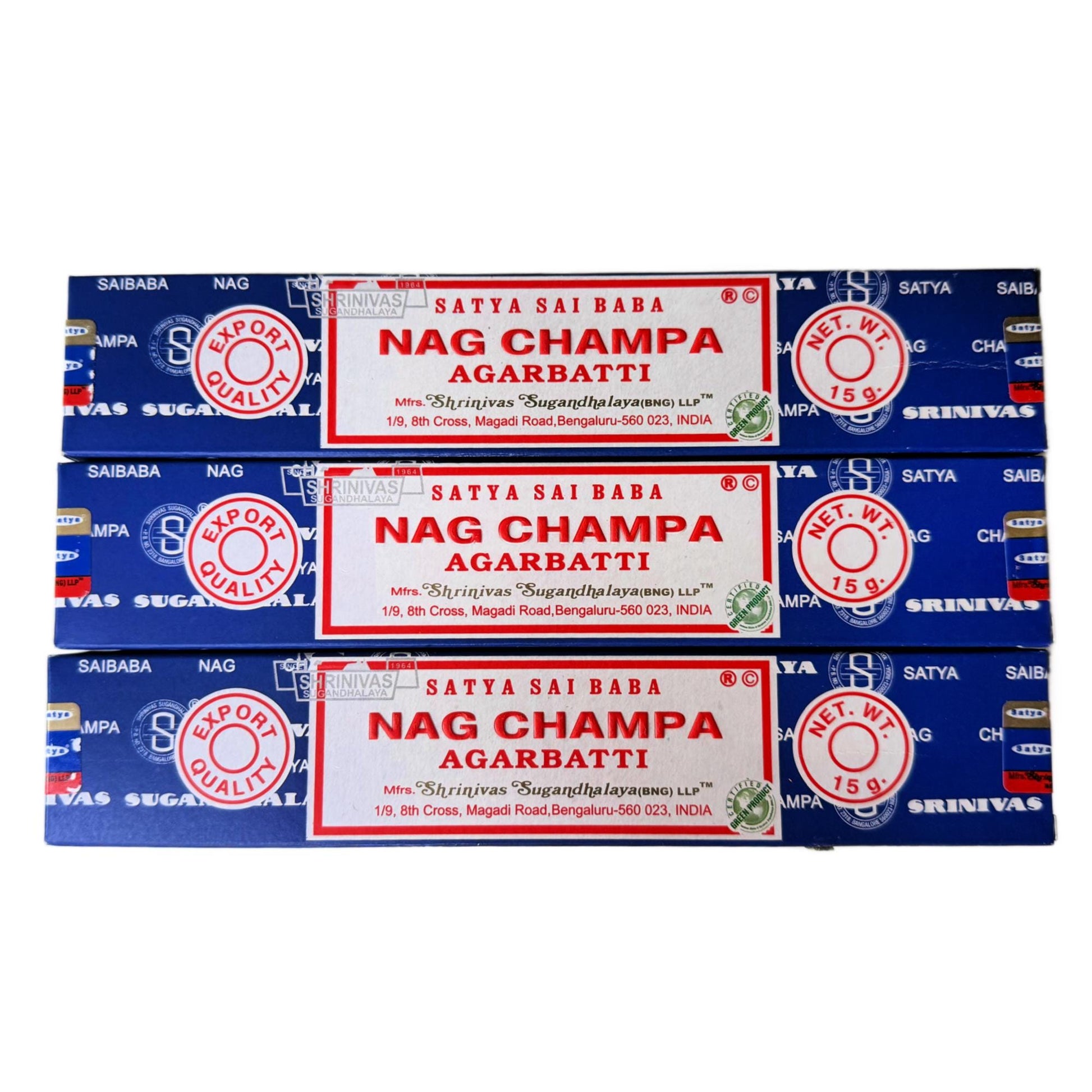 Nag Champa Incense Bundles – 10 g, 15 g, 40 g, 100 g, 250 g – Ritual Aroma