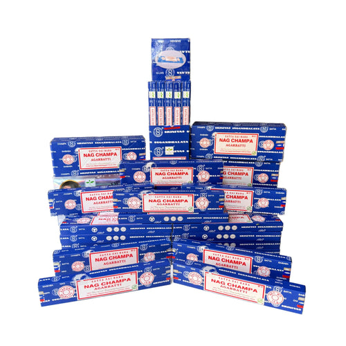 Satya Nag Champa Incense Sticks - Authentic Hand-Rolled Indian Incense