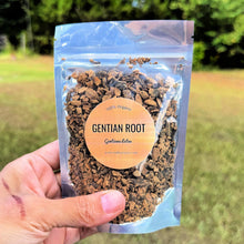 Organic Gentian Root | Dried Gentiana lutea | Herbal Apothecary | Bitter Herb for Energy, Grounding & Ritual