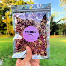 Pink Rose Buds | Dried Whole Flowers | Loose Botanical for Tea, Crafts & Ritual | 0.5oz–4oz Foil Resealable Pouches