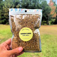 Organic Yarrow | Achillea millefolium | Dried Flower & Leaf | Loose Herb for Tea or Apothecary Use | 0.5 oz – 4 oz Foil Pouch