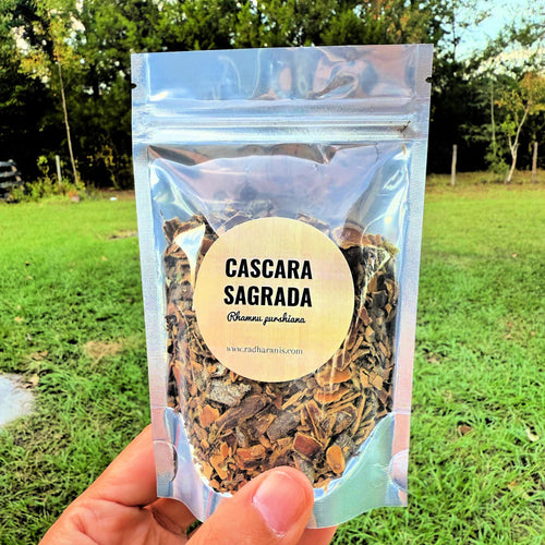 Wildcrafted Cascara Sagrada | Rhamnus purshiana | Dried Bark Herb | Herbal Apothecary | Foil Pouch 0.5 oz – 4 oz