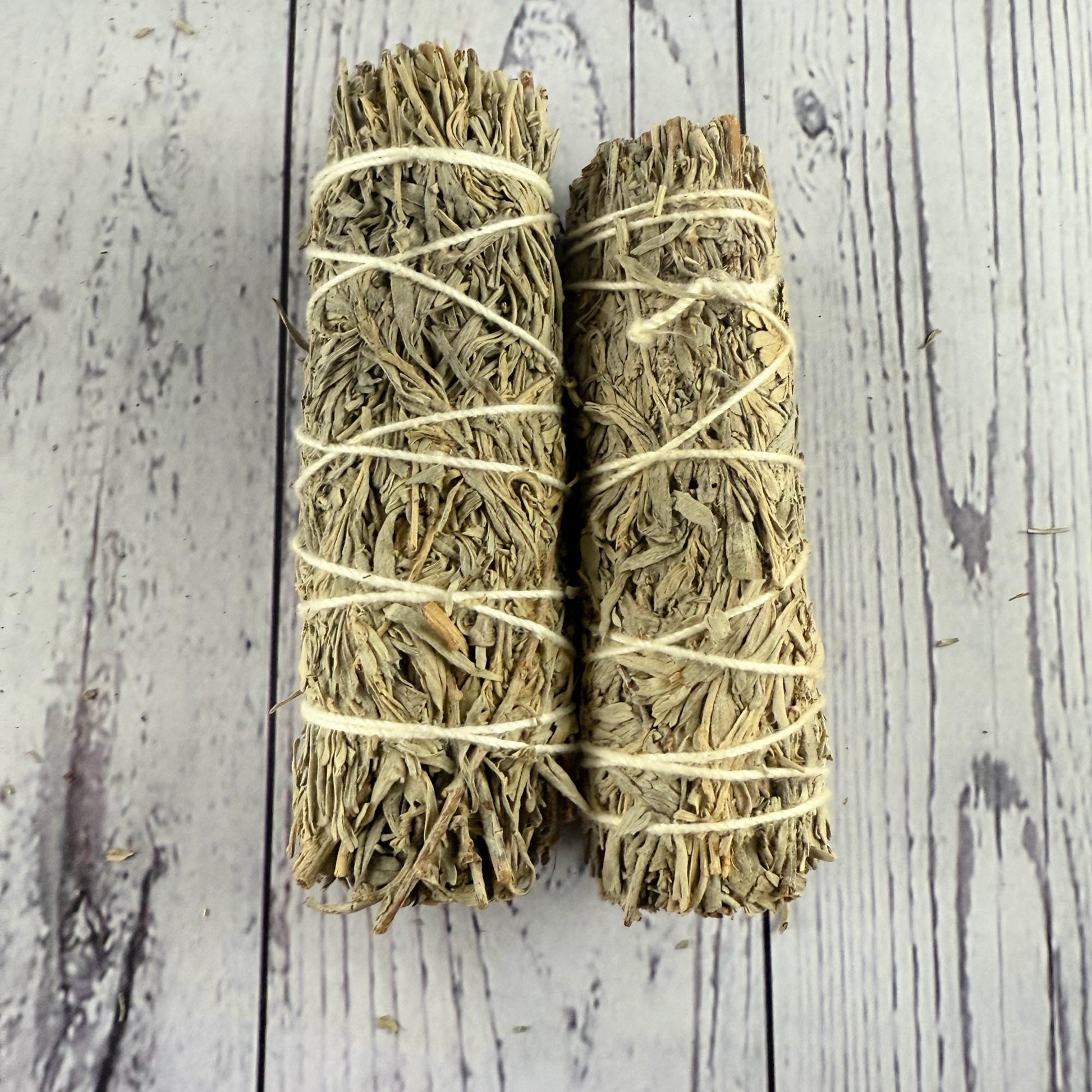 Shasta Sage Smudge Stick (Salvia Farinacea) | Spiritual Cleansing | Blue Sage | 1, 2, or 4 Pieces