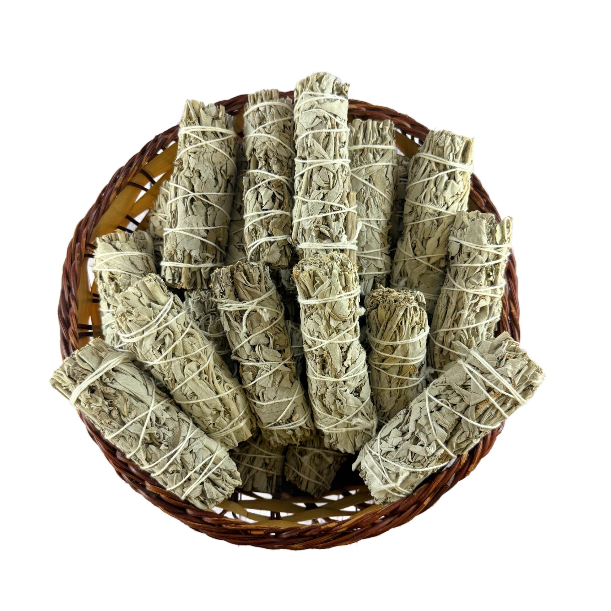 White Sage Smudge Stick • Spiritual Cleansing • Energy Purification • Meditation & Ritual Herbs • Home Blessing Bundle