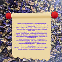 Wildcrafted Blue Malva Flowers (Malva sylvestris) – Dried Herb for Tea, Crafts, Potpourri and DIY Projects