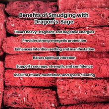 Dragon’s Blood White Sage Smudge Sticks Set of 1, 3, 5 or 7 | Ritual Cleansing, Protection