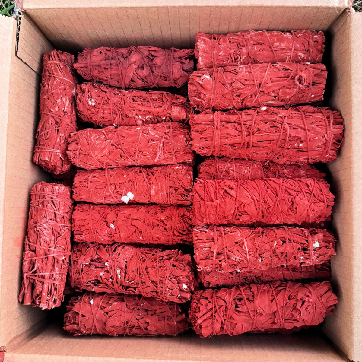 Dragon’s Blood White Sage Smudge Sticks Set of 1, 3, 5 or 7 | Ritual Cleansing, Protection